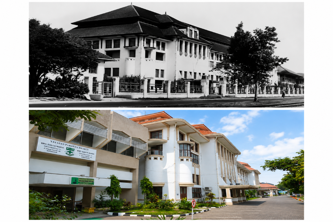 Dari jejak gedung lama menuju wajah sekolah masa kini